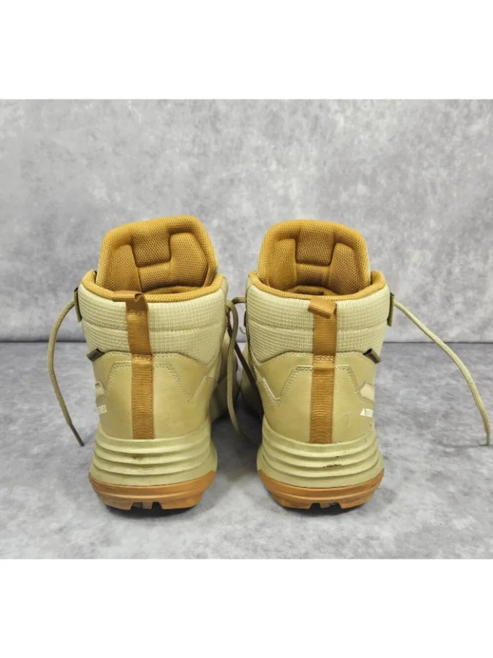 Adidas Terrex Hiking Boots Tan Trail Outdoor Shoes Women 7 Lace Up